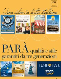 PARÀ qualità e stile garantiti da tre generazioni - Una storia tutta italiana - react