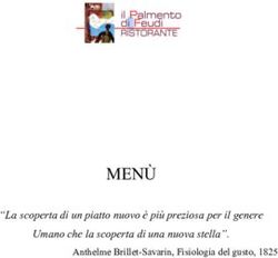 MEN&Ugrave; "La scoperta di un piatto nuovo &egrave; pi&ugrave; preziosa per il genere Umano che la scoperta di una nuova stella" - Wine Relais ...