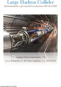 Large Hadron Collider - Virginia Elena Scandroglio, 5 E Liceo Scientifico L. Da Vinci Gallarate, A.s. 2019-2020 - Franco Maria Boschetto