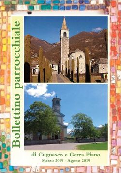 Di Cugnasco e Gerra Piano - Marzo 2019 - Agosto 2019 - Cugnasco-Gerra