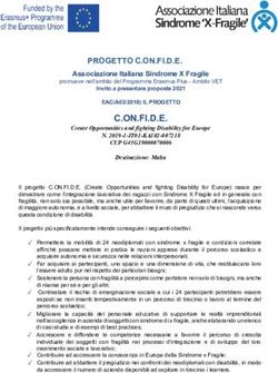 C.ON.FI.D.E. PROGETTO C.ON.FI.D.E - Associazione Italiana Sindrome X Fragile - Associazione Italiana Sindrome X ...