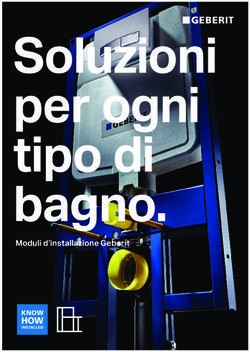 Soluzioni per ogni tipo di bagno - Moduli d'installazione Geberit