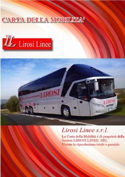 CARTA DELLA MOBILITA' - Lirosi Linee