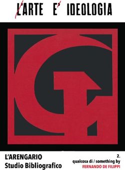 ARTEEIDEOLOGIA 1. QUALCOSADI/SOMETHINGBYFERNANDODEFILIPPI I - ARCHIVIO DELL'ARENGARIO STUDIO BIBLIOGRAFICO WWW.ARENGARIO.IT ORDINI / ORDER ...