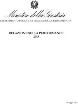 RELAZIONE SULLA PERFORMANCE - 2015 DIPARTIMENTO PER LA GIUSTIZIA MINORILE E DI COMUNITA' - Ministero della ...