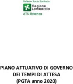 PIANO ATTUATIVO DI GOVERNO DEI TEMPI DI ATTESA - (PGTA anno 2020) - ATS Brianza