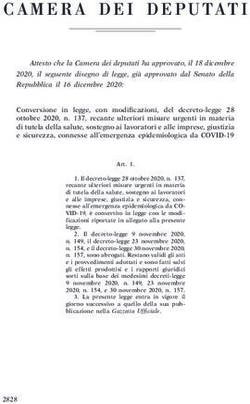 Attesto che la Camera dei deputati ha approvato, il 18 dicembre 2020, il seguente disegno di legge, gi&agrave; approvato dal Senato della Repubblica il ...