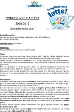 CONCORSO DIDATTICO 2018-2019 "Semplicemente latte!" - Concorso Educational Parmalat