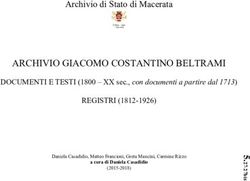 ARCHIVIO GIACOMO COSTANTINO BELTRAMI - Archivio di Stato di Macerata