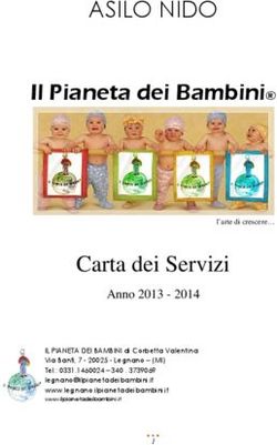 Carta dei Servizi - ASILO NIDO Il Pianeta dei Bambini