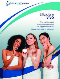 Effi cacia in VIVO Ora i vostri prodotti possono essere testati su soggetti multietnici. Scopri tutti i test di effi cacia! - Making Cosmetics