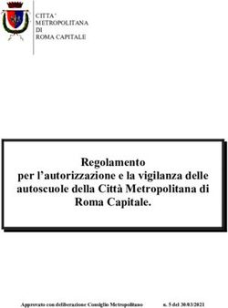 Regolamento per l'autorizzazione e la vigilanza delle autoscuole della Città Metropolitana di Roma Capitale - CITTA' METROPOLITANA DI ROMA CAPITALE