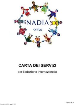 CARTA DEI SERVIZI per l'adozione internazionale - Foglio 1 di 13 - NADIA onlus