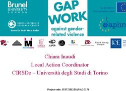 Chiara Inaudi Local Action Coordinator CIRSDe - Universit&agrave; degli Studi di Torino - Project code: JUST/2012/DAP/AG/3176