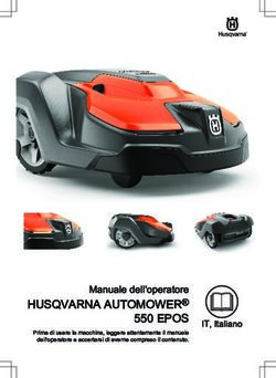 HUSQVARNA AUTOMOWER 550 EPOS - Manuale dell'operatore