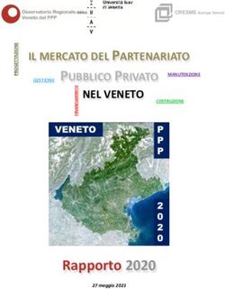 Rapporto 2020 - PUBBLICO PRIVATO IL MERCATO DEL PARTENARIATO NEL VENETO - IUAV
