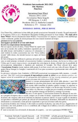 Presidente Internazionale 2021-2022 - Inner Wheel Italia