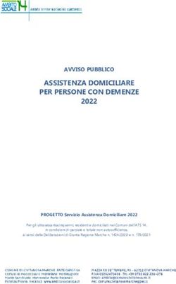 ASSISTENZA DOMICILIARE PER PERSONE CON DEMENZE