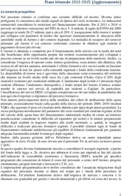 Piano triennale 2013-2015 (Aggiornamento)