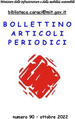 Numero 90 - ottobre 2022 - Ministero delle infrastrutture e della mobilit&agrave; sostenibili