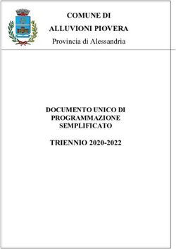 COMUNE DI ALLUVIONI PIOVERA - TRIENNIO 2020-2022 - Provincia di Alessandria DOCUMENTO UNICO DI - Comune di ...