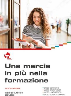 Una marcia in più nella formazione - SCUOLA APERTA ANNO SCOLASTICO LICEO CLASSICO LICEO SCIENTIFICO LICEO LINGUISTICO LICEO SCIENZE UMANE ...