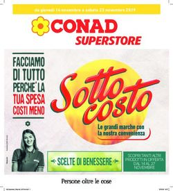 Da gioved&igrave; 14 novembre a sabato 23 novembre 2019 - SCOPRI TANTI ALTRI PRODOTTI IN OFFERTA DAL 14 AL 27 NOVEMBRE - Conad
