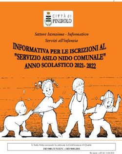Settore Istruzione - Informativo Servizi all'infanzia - Comune di Pinerolo