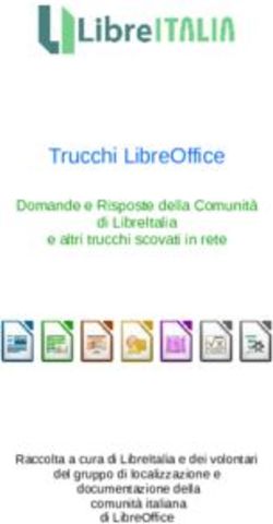 TRUCCHI LIBREOFFICE COPERTINA - DOMANDE E RISPOSTE DELLA COMUNIT&Agrave; DI LIBREITALIA E ALTRI TRUCCHI SCOVATI IN RETE - THE DOCUMENT FOUNDATION WIKI