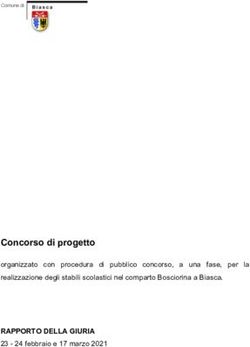 Concorso di progetto RAPPORTO DELLA GIURIA realizzazione degli stabili scolastici nel comparto Bosciorina a Biasca - Comune di Biasca