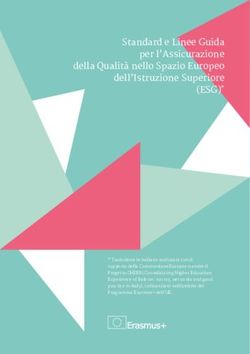 Standard e Linee Guida per l'Assicurazione della Qualit&agrave; nello Spazio Europeo dell'Istruzione Superiore