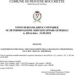COMUNE DI PIOVENE ROCCHETTE