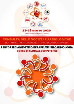 Consulta delle SocietÀ Cardiologiche - 27-28 marzo 2020