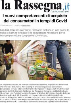 I nuovi comportamenti di acquisto dei consumatori in tempi di Covid - Format Research