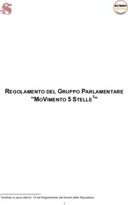 "MOVIMENTO 5 STELLE 1 " - REGOLAMENTO DEL GRUPPO PARLAMENTARE - 1Adottato ai sensi dell'art. 15 del Regolamento del Senato della Repubblica.