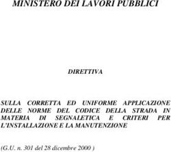 MINISTERO DEI LAVORI PUBBLICI - DIRETTIVA SULLA CORRETTA ED UNIFORME APPLICAZIONE DELLE NORME DEL CODICE DELLA STRADA IN MATERIA DI SEGNALETICA E ...