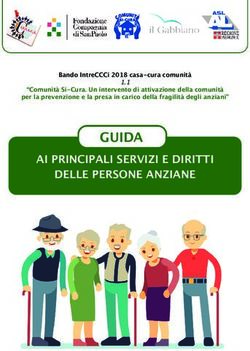 GUIDA AI PRINCIPALI SERVIZI E DIRITTI DELLE PERSONE ANZIANE 1.1 - Il Piccolo