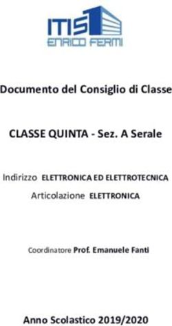 Documento del Consiglio di Classe CLASSE QUINTA - Sez. A Serale - Anno Scolastico 2019/2020 - Sez. A ...