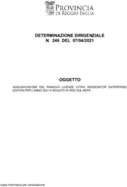 DETERMINAZIONE DIRIGENZIALE N. 246 DEL 07/04/2021 OGGETTO - AGGIUDICAZIONE DEL RINNOVO LICENZE CITRIX XENDESKTOP ENTERPRISE EDITION PER L'ANNO ...