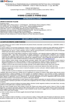 HYBRID CLASSIC E HYBRID GOLD - CARTE DI CREDITO - UBI Banca