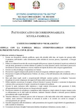 PATTO EDUCATIVO DI CORRESPONSABILIT&Agrave; SCUOLA-FAMIGLIA - IC Nicola Botta