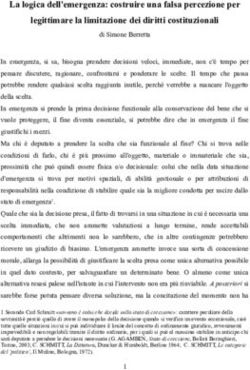 La logica dell'emergenza: costruire una falsa percezione per legittimare la limitazione dei diritti costituzionali - Critica del Diritto