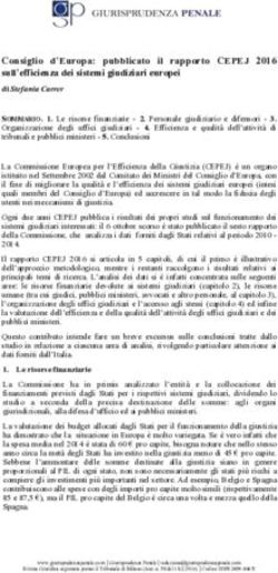 Consiglio d'Europa: pubblicato il rapporto CEPEJ 2016 sull'efficienza dei sistemi giudiziari europei di Stefania Carrer