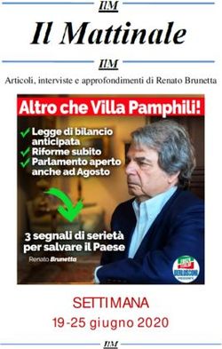 SETTIMANA 19-25 giugno 2020 - Articoli, interviste e approfondimenti di Renato Brunetta - Il Mattinale