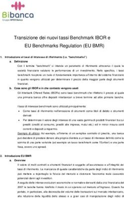 Transizione dei nuovi tassi Benchmark IBOR e EU Benchmarks Regulation (EU BMR) - Bibanca