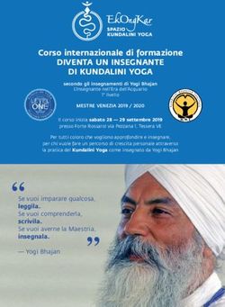 DIVENTA UN INSEGNANTE DI KUNDALINI YOGA - secondo gli insegnamenti di Yogi Bhajan