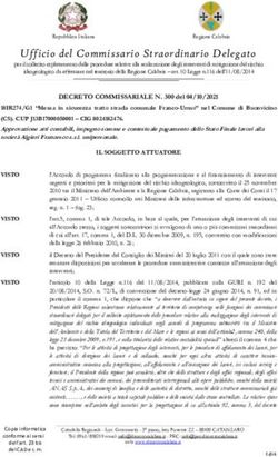 Ufficio del Commissario Straordinario Delegato