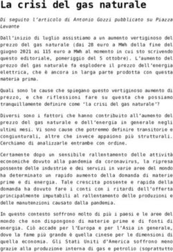 La crisi del gas naturale - Beppe Grillo