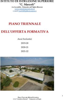PIANO TRIENNALE DELL'OFFERTA FORMATIVA - ISTITUTO DI ISTRUZIONE SUPERIORE