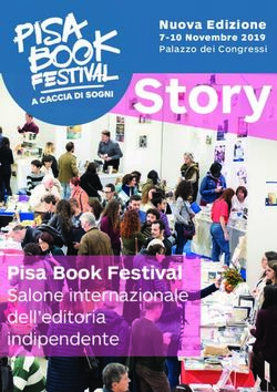 Story - Pisa Book Festival Salone internazionale dell'editoria indipendente